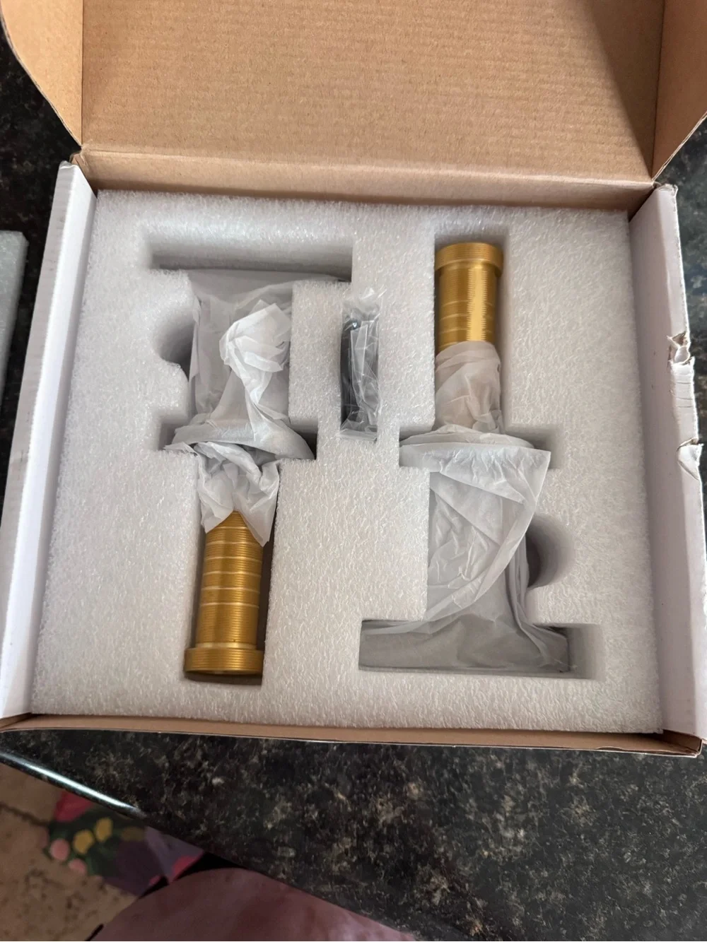 DELTA Faucet H592CZ-PR Tetra Handle, Lumicoat Champagne Bronze